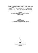 Cover of: Lo Spazio letterario della Grecia antica