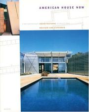 Cover of: American House Now: Contemporary Architectural Directions, Updated (Universe Architecture Series)