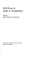 Cover of: ELH Essays for Earl R. Wasserman
