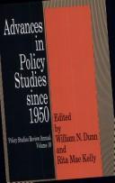 Advances in policy studies since 1950