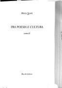 Cover of: Tra poesia e cultura by Mario Scotti, Mario Scotti