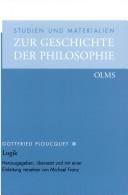 Cover of: Logik by Gottfried Ploucquet
