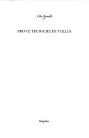 Cover of: Prove tecniche di follia by Aldo Rosselli