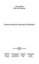 Cover of: Formes sociales de la pauvreté en Mauritanie
