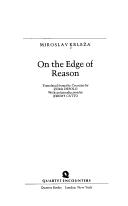 Cover of: On the edge of reason