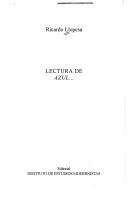 Cover of: Lectura de Azul--