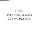 Cover of: Poeti italiani verso il nuovo millennio