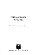 Cover of: The Languages of Canada