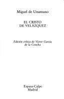 Cover of: El Cristo de Velázquez by Miguel de Unamuno