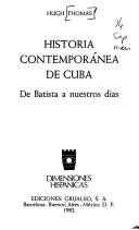 Cover of: Historia contemporánea de Cuba by Hugh Thomas