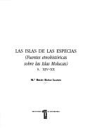 Cover of: Las islas de las especias by María Belén Bañas Llanos