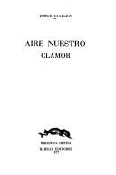 Cover of: Aire nuestro by Jorge Guillén