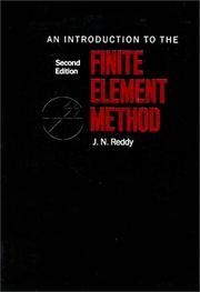 Cover of: An introduction to the finite element method