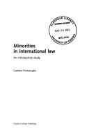 Minorities in international law by Gaetano Pentassuglia