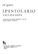 Cover of: Epistolario: antología