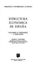 Cover of: Estructura económica de España.