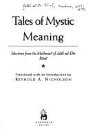 Cover of: Tales of Mystic Meaning by Reynold A. Nicholson
