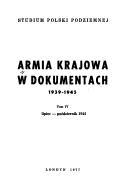 Armia Krajowa w dokumentach 1939-1945