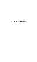 L' Économie solidaire by Bruno Guigue