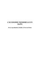 L' économie informelle en Haïti by Nathalie Lamaute-Brisson