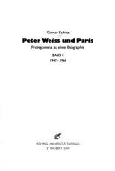 Cover of: Peter Weiss und Paris: Prolegomena zu einer Biographie