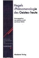 Cover of: Deutsche Zeitschrift f ur Philosophie. Sonderb ande 8: Hegels 'Ph anomenologie des Geistes' heute by 