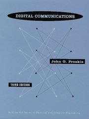 Cover of: Digital communications by John G. Proakis