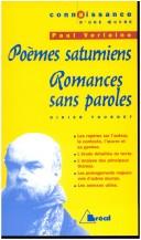 Cover of: Verlaine, "Poèmes saturniens", "Romances sans paroles"