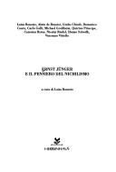 Cover of: Ernst Jünger e il pensiero del nichilismo