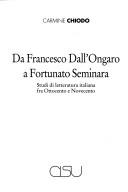 Da Francesco Dall'Ongaro a Fortunato Seminara by Carmine Chiodo