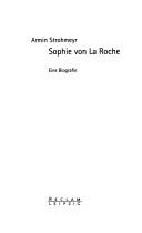 Cover of: Sophie von La Roche: eine Biografie