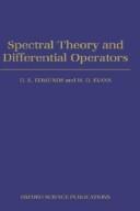 Cover of: Spectral theory and differential operators
