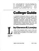 Cover of: Lovejoy's college guide by edited by Charles T. Straughn II and Barbarasue Lovejoy Straughn.