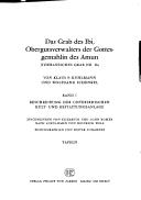 Cover of: Das grab des Ibi, Obergutsverwalters der Gottes-gemahlin des Amun (Thebanisches Grab Nr. 36)