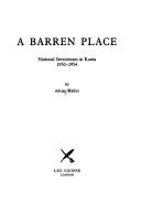 Cover of: BARREN PLACE by Adrian Walker