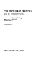 Cover of: The English of Chaucer and His Contemporaries