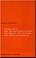 Cover of: Pluralismus und Pflichtenkollision als Grenze und Aufgabe der Sozialphilosophie