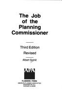 Cover of: Job of the Planning Commissioner by Albert Solnit