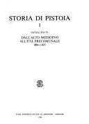 Cover of: Storia di Pistoia.