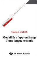 Cover of: Modalités d'apprentissage d'une langue seconde