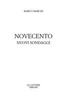 Cover of: Novecento: nuovi sondaggi