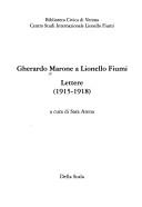 Gherardo Marone a Lionello Fiumi by Gherardo Marone