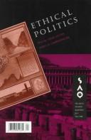 Cover of: Ethical politics by Vassilis Lambropoulos