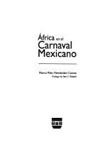 Cover of: Africa en el carnaval mexicano