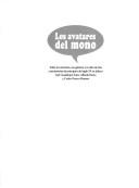 Cover of: Los avatares del mono by Arnulfo Eduardo Velasco