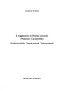 Cover of: Il reggimento di Firenze secondo Francesco Guicciardini: condizioni politiche, vicende personali, scelte istituzionali