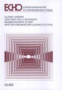 Cover of: Solitary on a Continent: Raumentw urfe in der sp atviktorianischen Science-Fiction