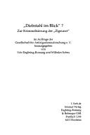 Cover of: "Diebstahl im Blick"?: zur Kriminalisierung der "Zigeuner"