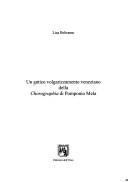 Cover of: Un antico volgarizzamento veneziano della Chorographia di Pomponio Mela