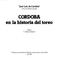 Cover of: Cordoba en la historia del toreo